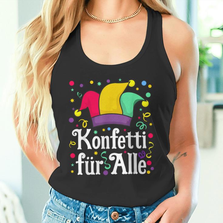 Confetti And Fool Cap Carnival Costume Tank Top