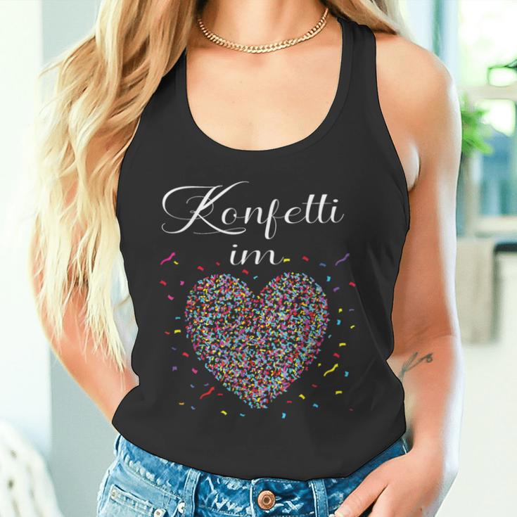 Confetti In Heart Fancy Dress Carnival Confetti Costume Outfit Tank Top