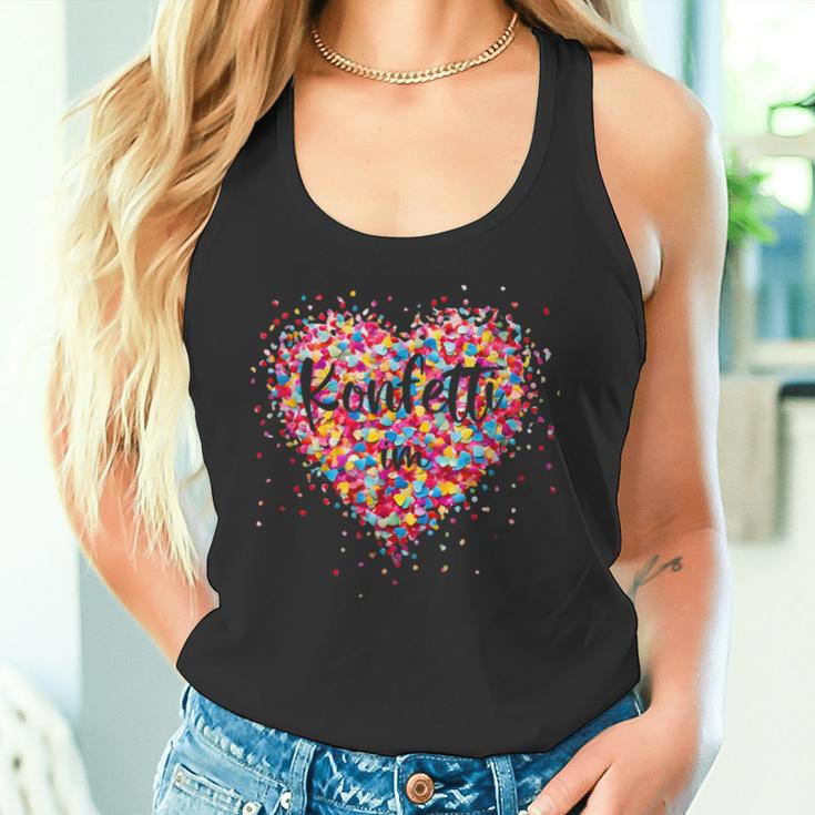 Confetti In The Heart Fancy Dress Costume Carnival Tank Top