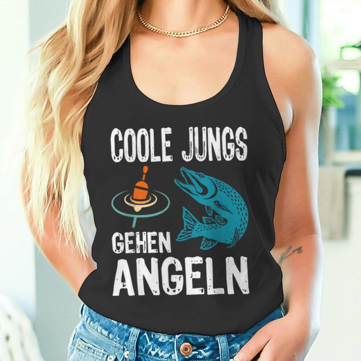 Cool Boys Going Fishing Fish Sports Fisherman Fishing Tank Top