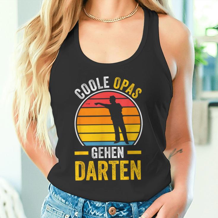 Cool Opas Going Dart Grandpa Dart Tank Top