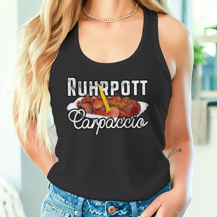 Currywurst Ruhrpott Carpaccio Bratwurst Fast Food Currywurst Tank Top