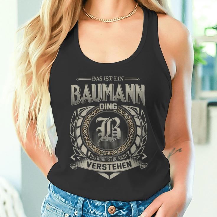 Das Ist Ein Baumann Ding Baumann Name Tank Top