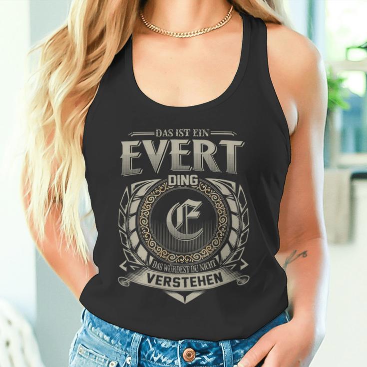 Das Ist Ein Evert Ding Evert Name Tank Top