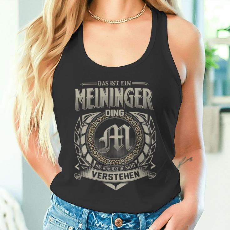 Das Ist Ein Meininger Ding Meininger Name Tank Top