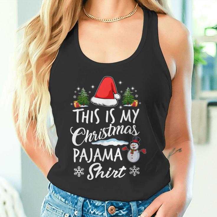 Das Ist Mein Christmas Pyjamas Matching Family Tank Top