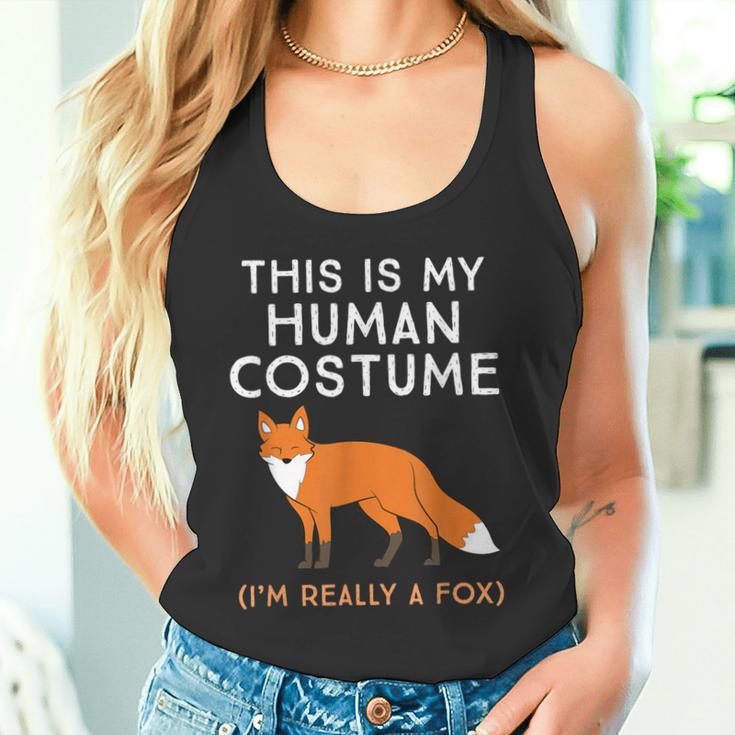 Das Ist Mein Menschen I'm Really A Fox Tank Top