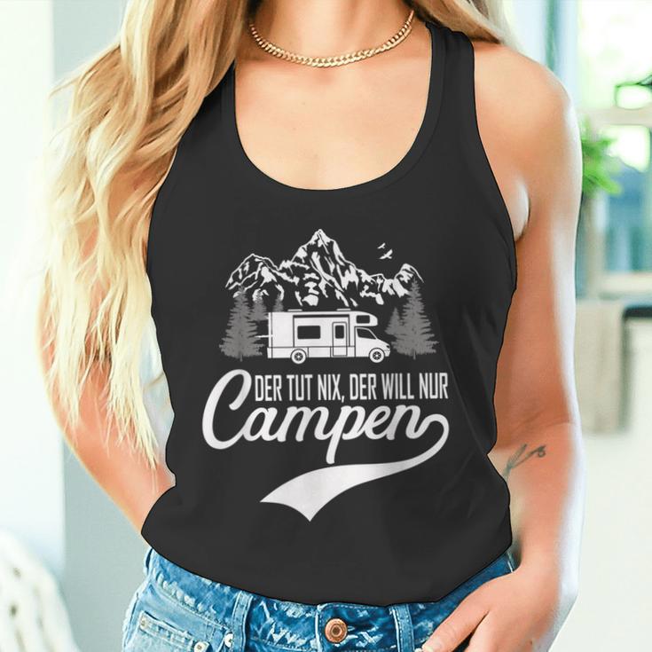 Der Tut Nix Der Will Nur Camping Tank Top