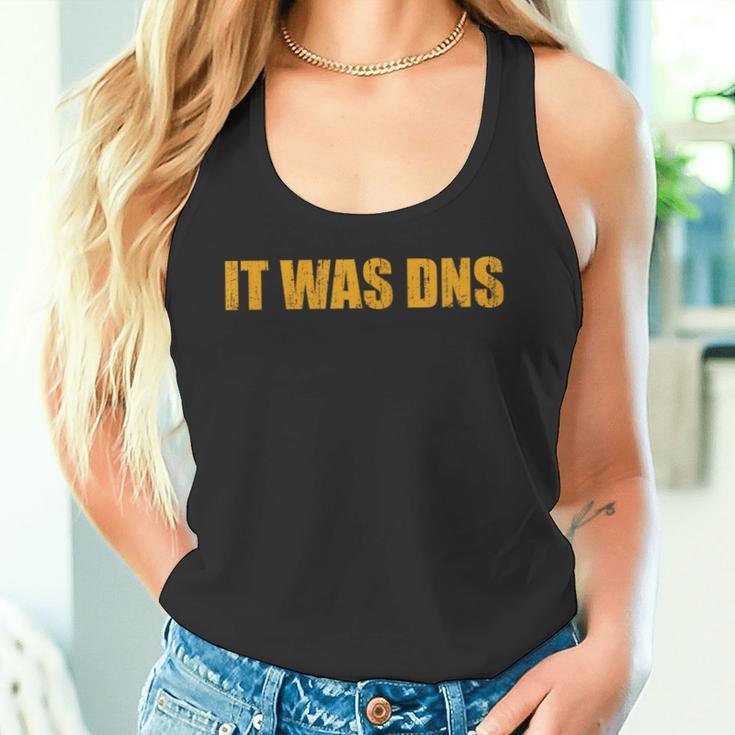 It Was Dns Tank Top