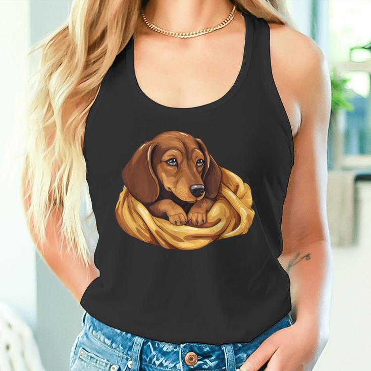 Dog Dachshund Official Favourite Sleeping Dachshund Tank Top