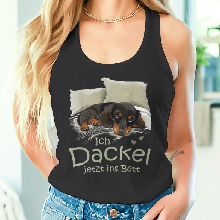 Dog Dachshund Official Sleep I Dachshund Now Ins Bed Tank Top