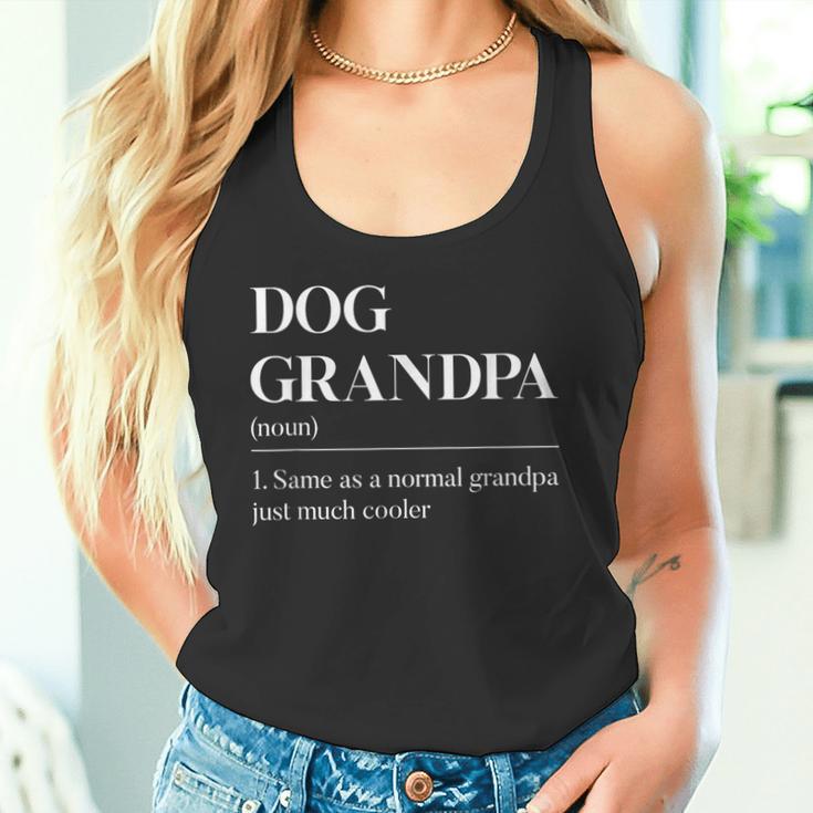 Dog Grandpa Lustige Hunde-Opa-Definition Father's Day Tank Top