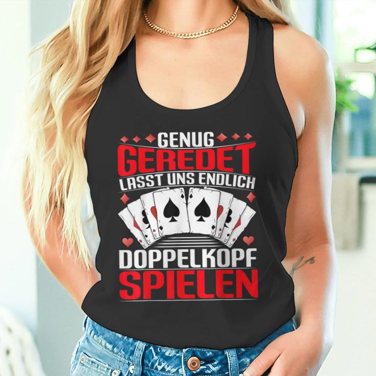 Doppelkopf Card Games Enug Geredet Lasst Uns Spielen S Tank Top