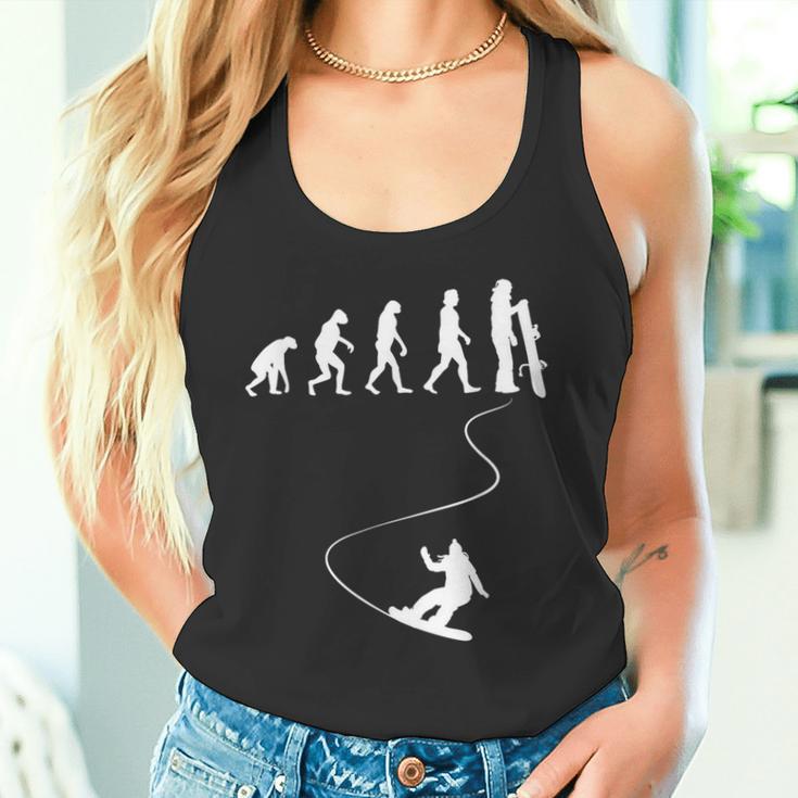 Drawn Simple Evolution Snowboard Tank Top