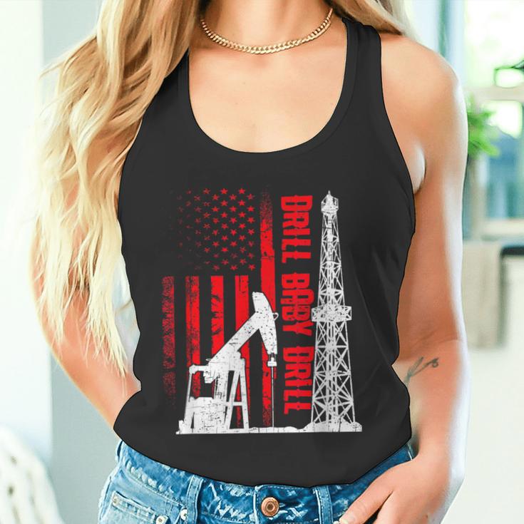 Drill Baby Drill Oil Field Worker Tank Top