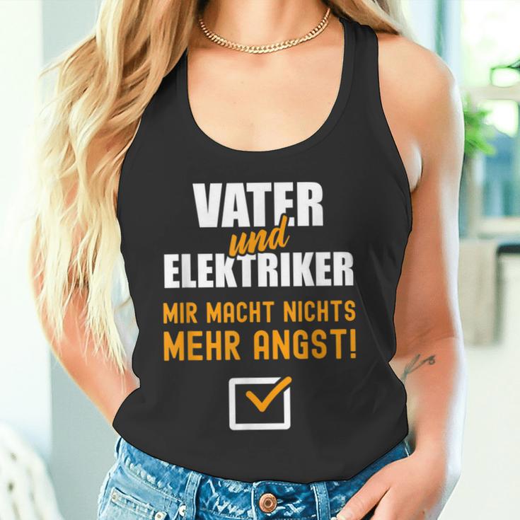 Electrician Father Dad Birth Tank Top