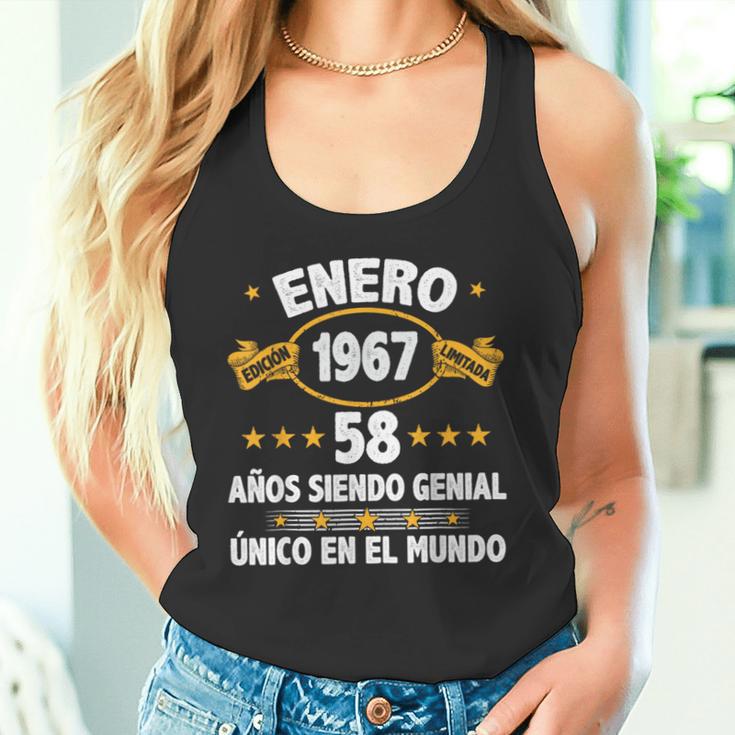 Enero 1967 58 Años Hombre Cumpleaños Regalo Enero 1967 Camiseta sin mangas