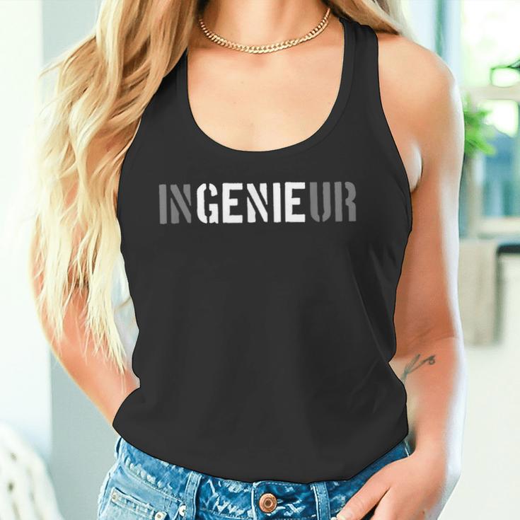 Engineur Genie Economy Engineer Mechanical Engineering Study Tank Top