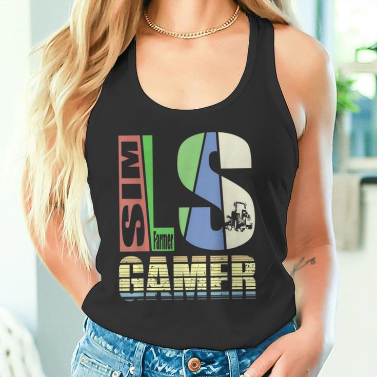 Farm Pc Simulator Tractor Driver Farmers S Tank Top