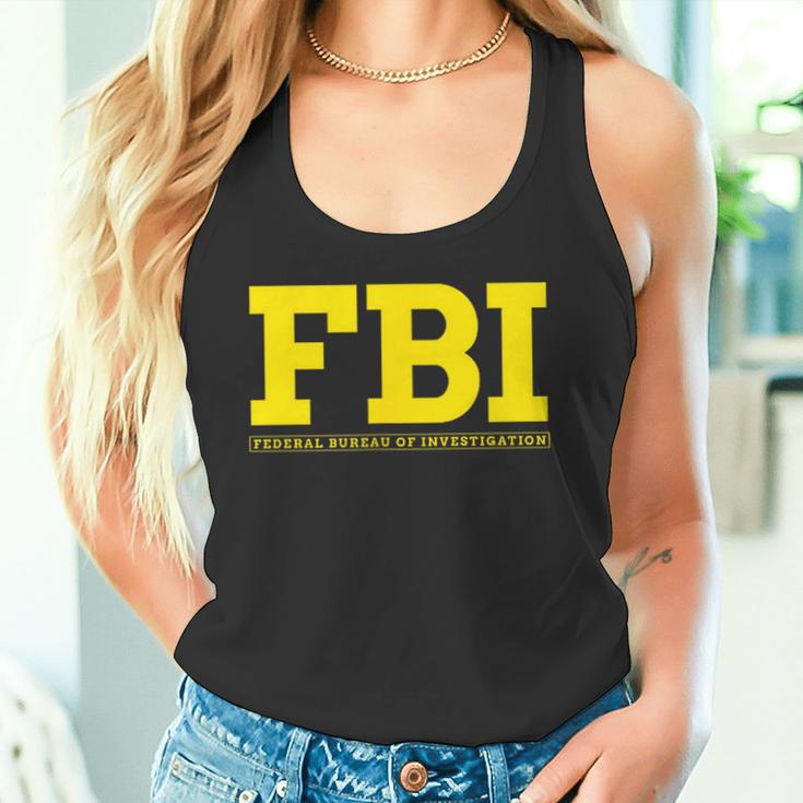 Fbi Federal Office For Investigation Officers 2-Sided Tank Top