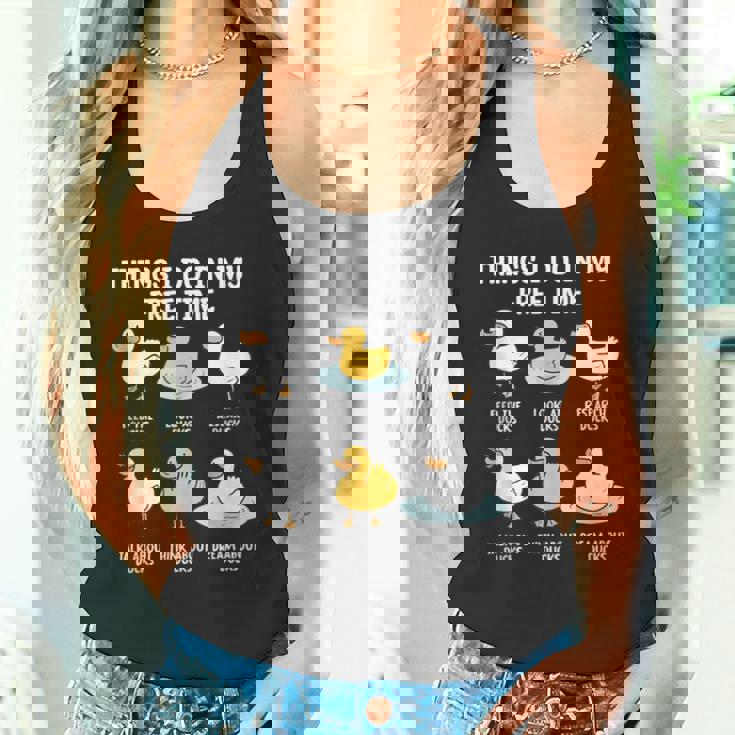 Feed Ducks Talk About Ducks Tank Top Tank Top