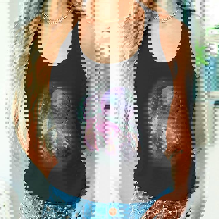 Ferret Moon Howl Tank Top - Whimsical Pet Lover's Choice