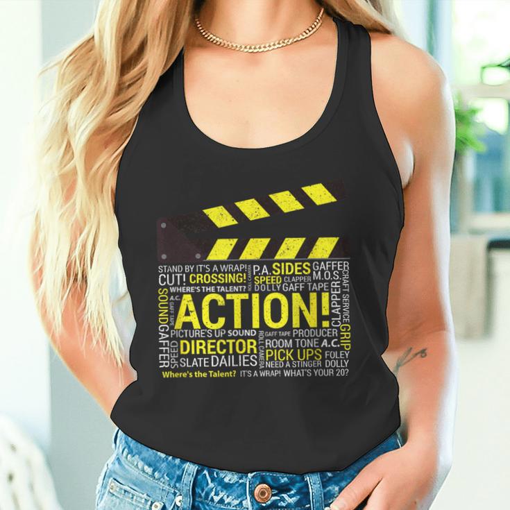 Filmmaker Director Cameraman Film Crew Tank Top