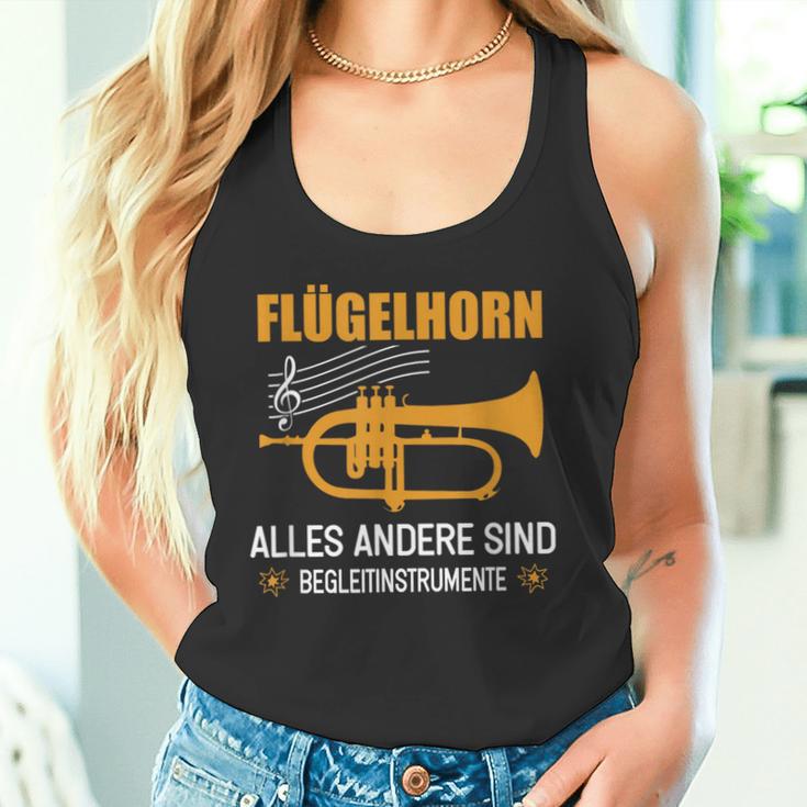 Flugelhorn Flügelhornist Instrument Slogan Tank Top