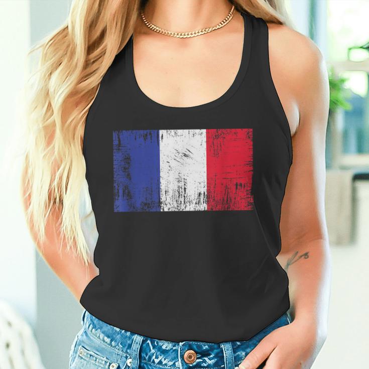 France Flag French Flag Football Fan Tank Top