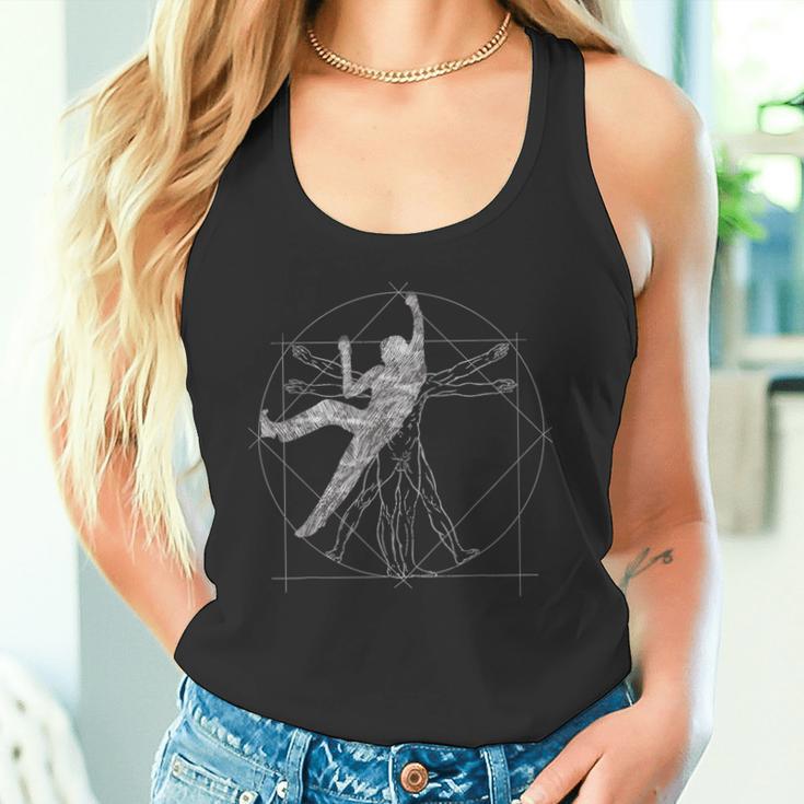 Freeclimberitruvian Man Climbing Bouldering Tank Top