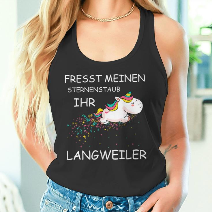 Fresst Meinen Sternenstaub Ihr Langweiler Unicorn Tank Top