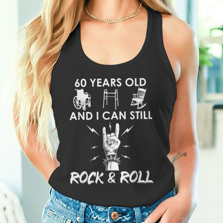 60Th Birthday Rock And Roll 60Th Birthday Gag Tank Top