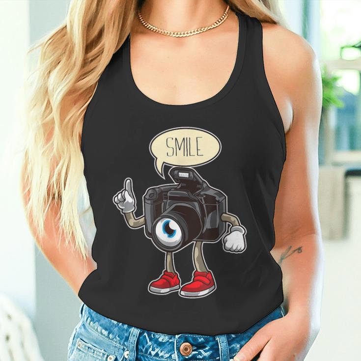 Camera With Cartoon For Children Photography Tank Top