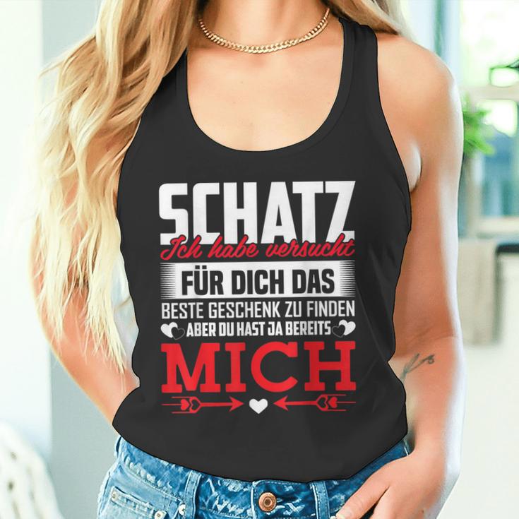 Couple Saying Schatz Du Hast Ja Bereits Mich Tank Top