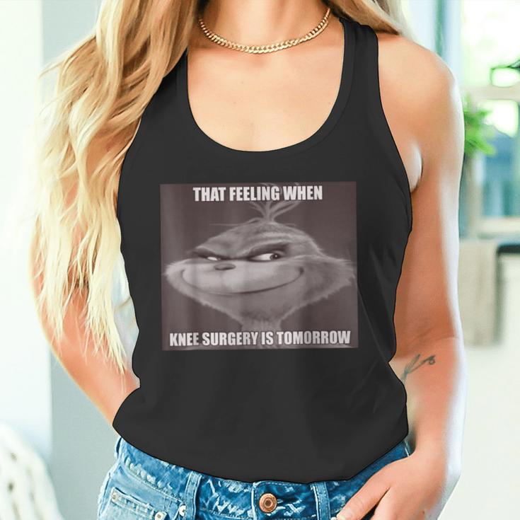 That Feeling When Knee Surgery Is Tomorrow Meme Tank Top