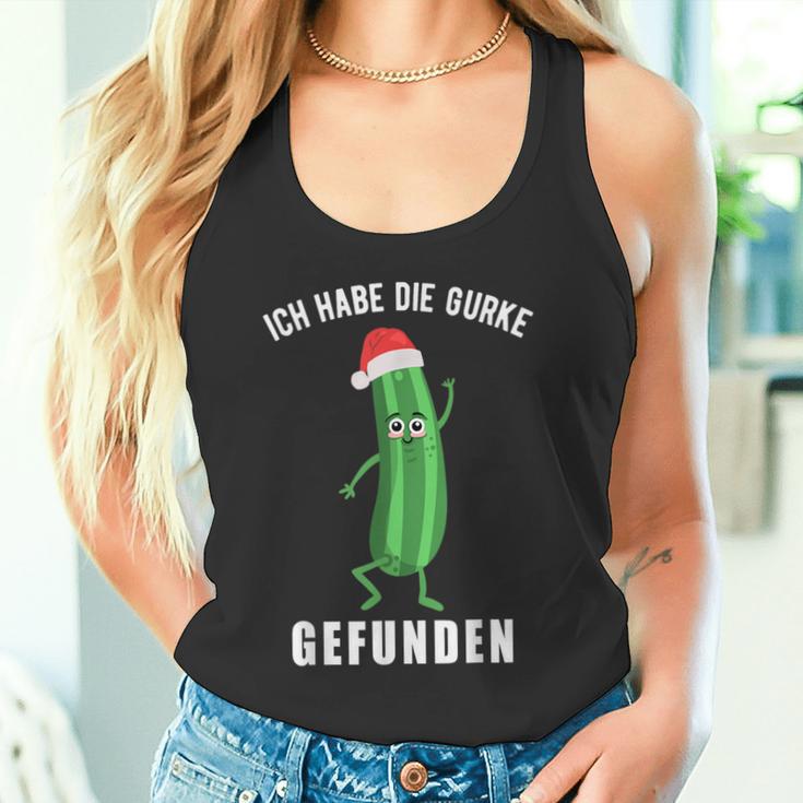 Ich Habe Die Gurke Finden Weihnachtsgurken Sieger Tank Top