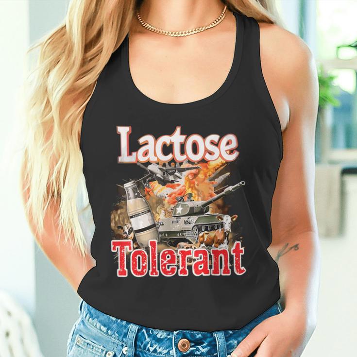 Lactose Tolerance Or Lactose Intolerance Meme Tank Top