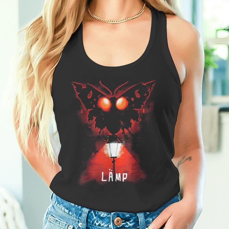 Mothman Moth Lamp Weirdcore Oddly Specific Meme Tank Top