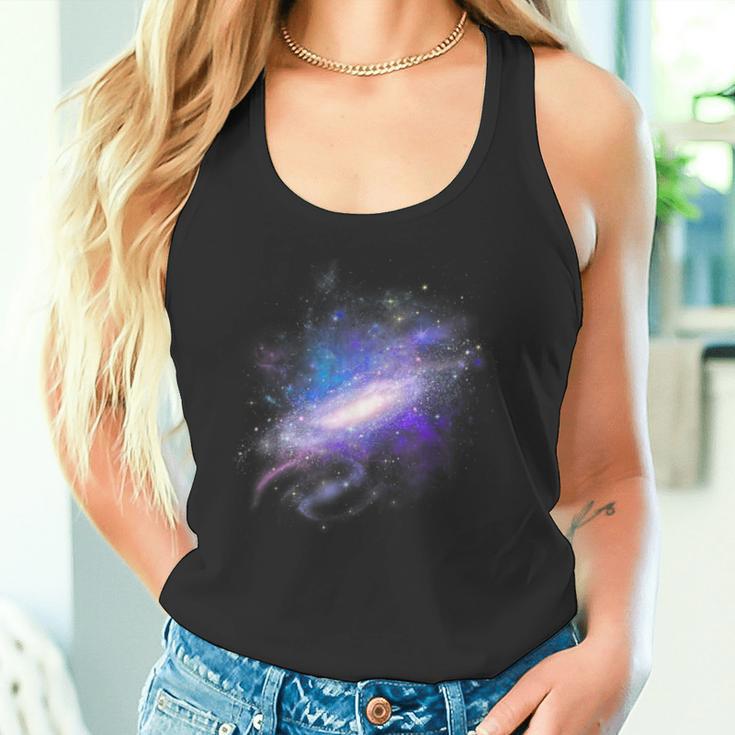 Galaxy Space Planets Universe Stars Moon Astronomer Tank Top