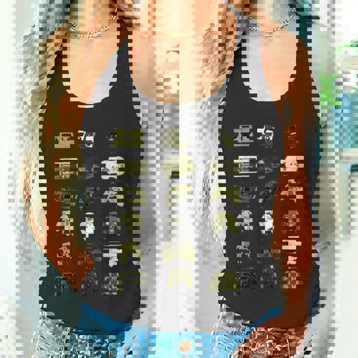 Gaming Games Console Controller Evolution Gamer Tank Top