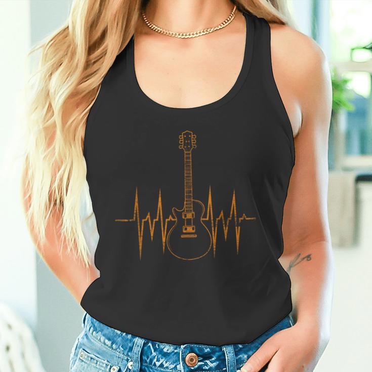 For Guitarists Heartbeat Guitar Tank Top