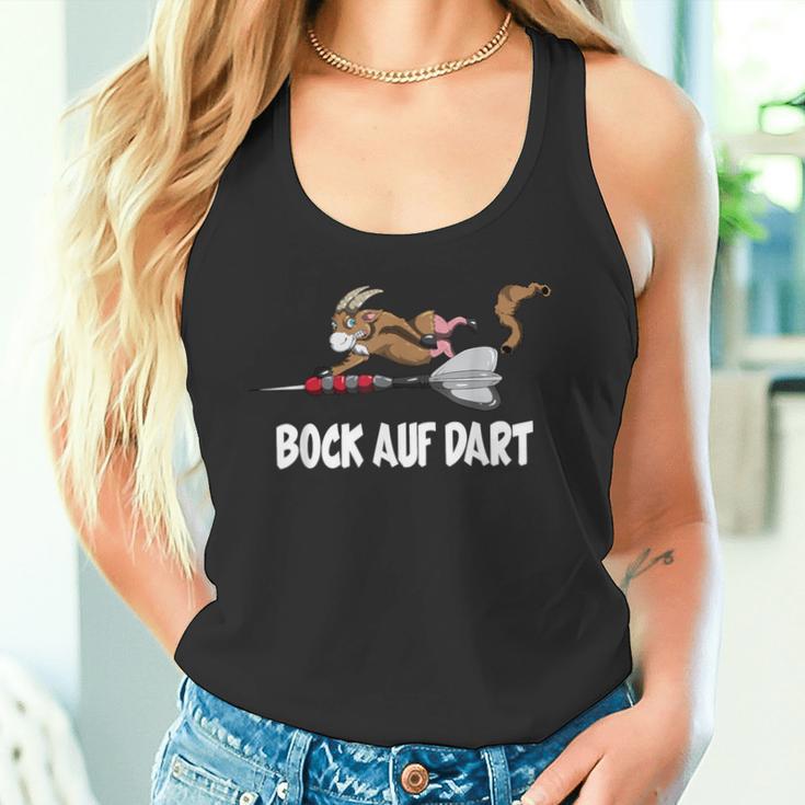 Goat Bock On Dart Game Dart Player Tank Top