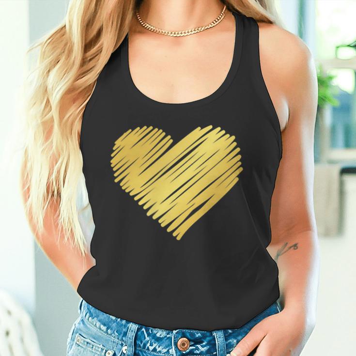 Golden Heart Tank Top