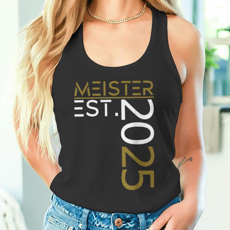 Graduation Master Est 2025 Golden Outfit Master Exam Tank Top