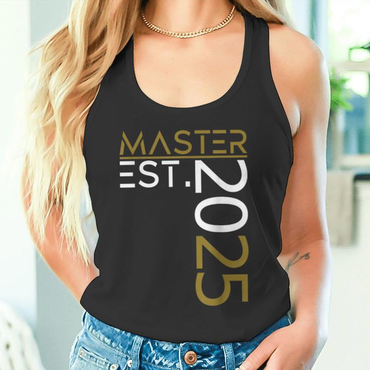 Graduation Master Est 2025 Outfit Golden Motif Outfit Fun Tank Top