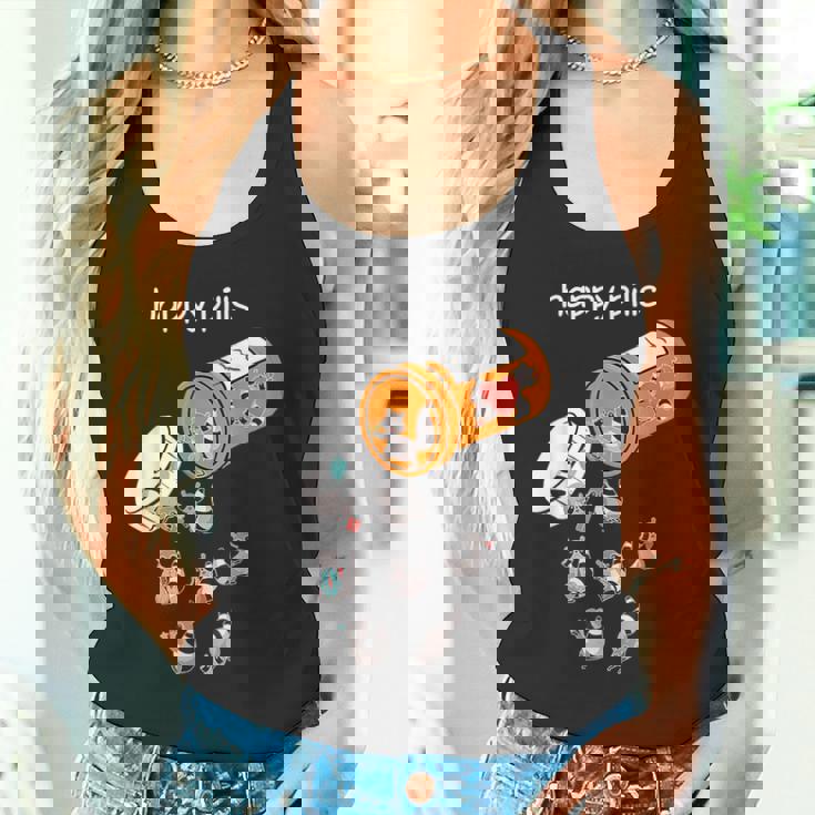 Happy Pills Raccoon Tshirt Raccoon Lover Tank Top