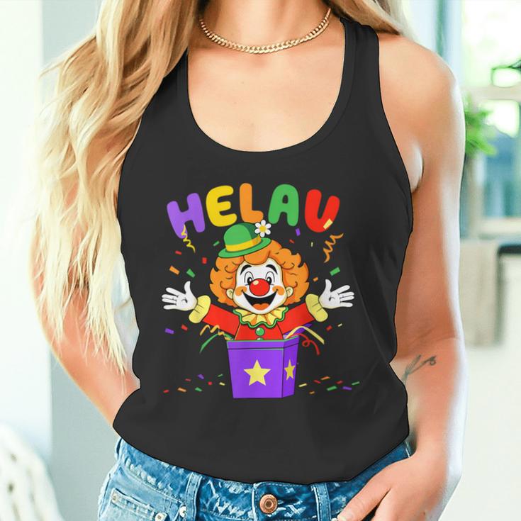 Helau Clown In Box Costume For Carnival Fancy Dress Tank Top