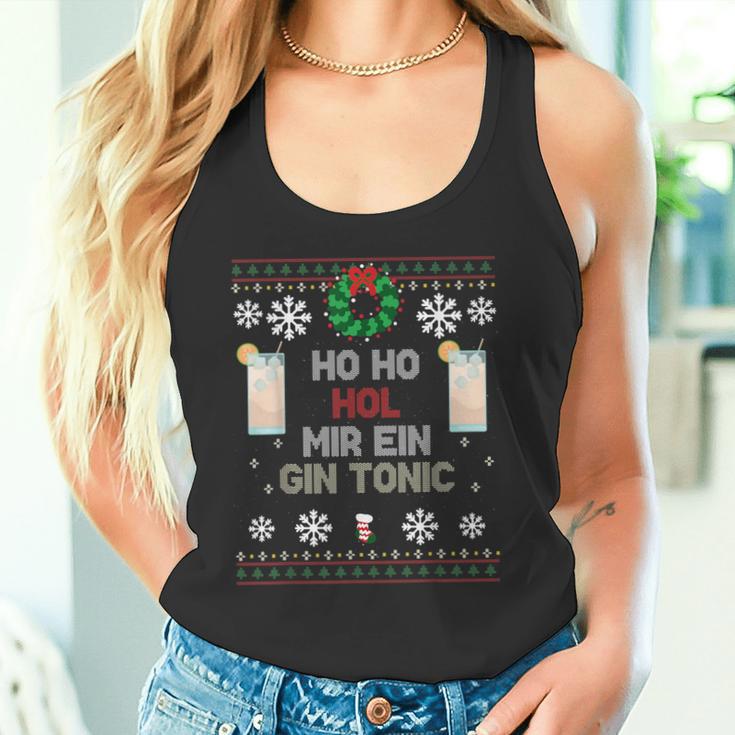 Ho Ho Hol Me A Gin Tonic Costume Christmas Tank Top