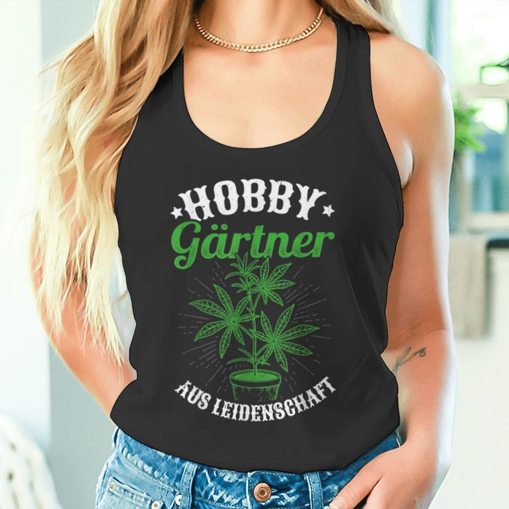 Hobby Gardener From Passion Garden Hemp Cannabis Motif Tank Top