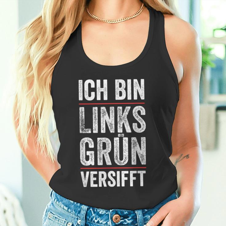 Ich Bin Links Grünversifft Gutmensch I'm Tank Top